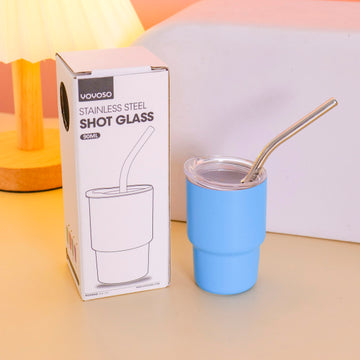 HS-BWB6001 Stainless Steel Shot Glass – Style B 90ml Blue
