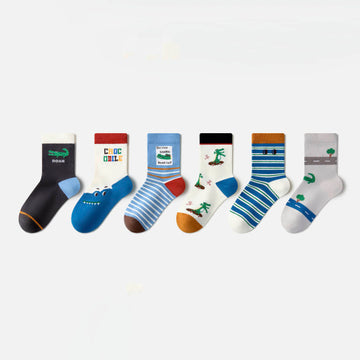 Crocodile Kids Mid-Calf Socks XL