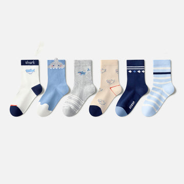 Whale Kids' Mid-Calf Socks L