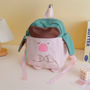 Capybara Series Kids' Backpack - Pink