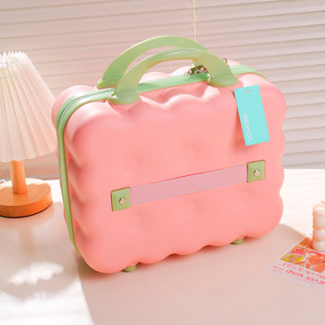 Square Small Suitcase – Pink