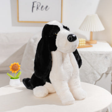 HY-MR8006 Black Long-Eared Puppy Plush Toy – 30cm