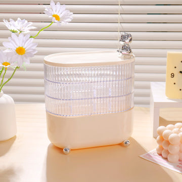 Entry Luxury Round Ball Jewelry Box (4-Layer) - Creamy White