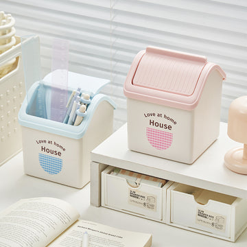 Little House Desktop Trash Can
