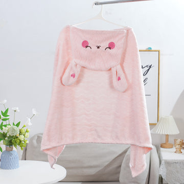Cute Animal Hooded Bath Towel - Bunny