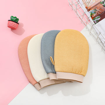 Simple elastic beam mouth bath mitten