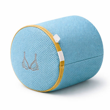 Morandi color sandwich round basket shaped laundry bag