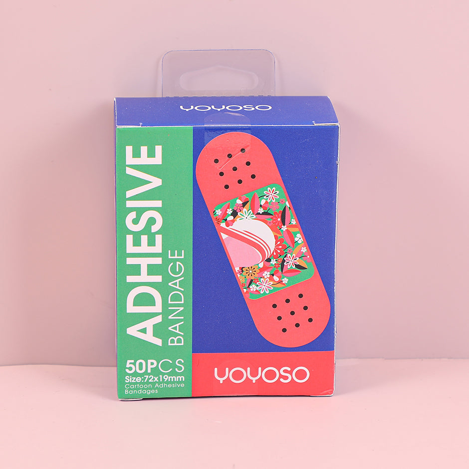 Contrast color series waterproof adhesive bandage 50pcs