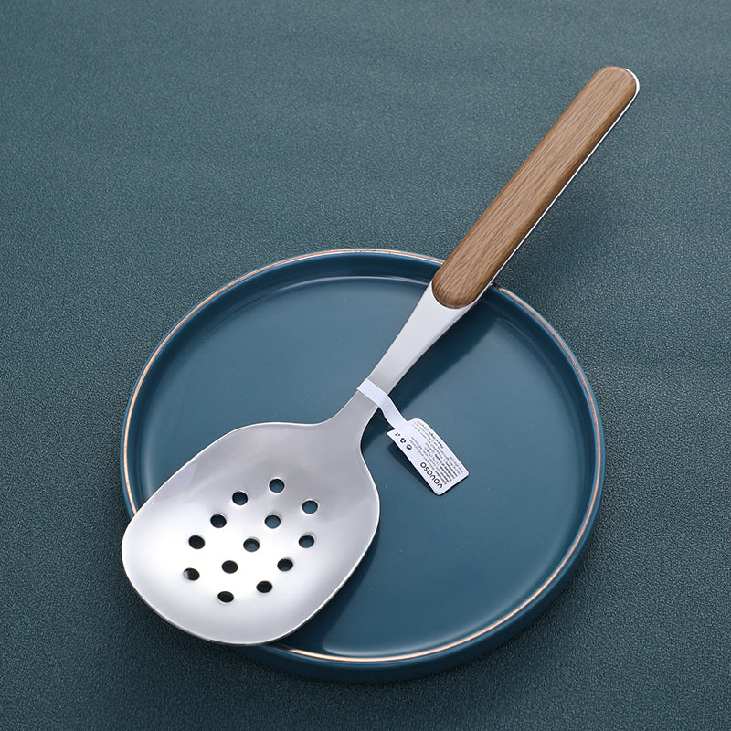 Wood grain series colander