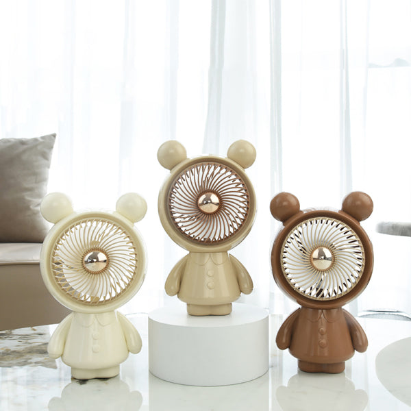 Creamy Bubble Daze Bear Fan