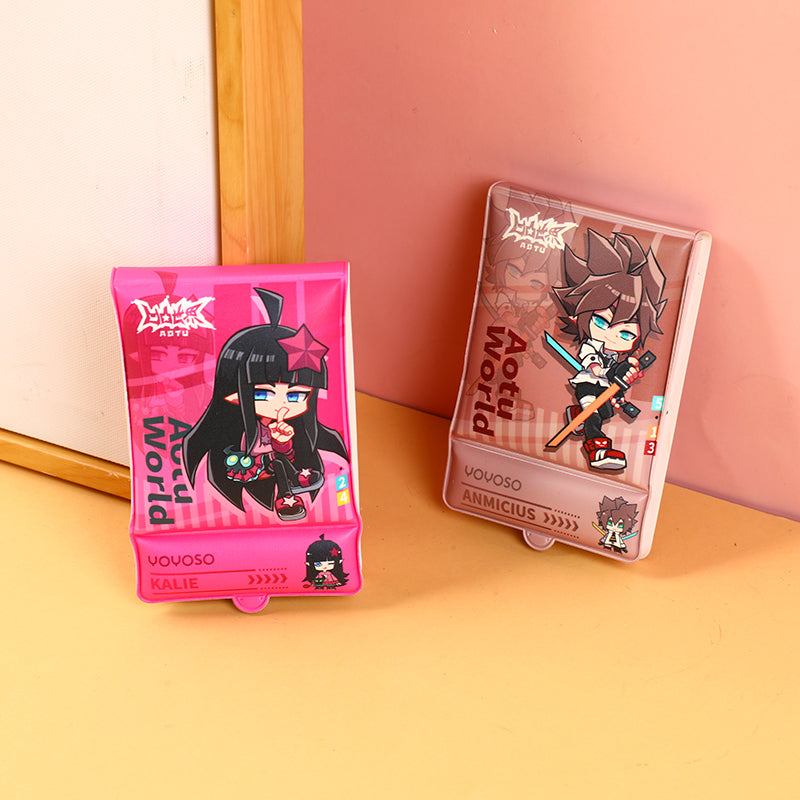 AOTU World-Standing decompression mini notebook with mirror-colored inner pages