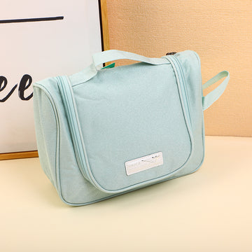 Wabi-Sabi Style Portable Hook Wash Bag-Blue