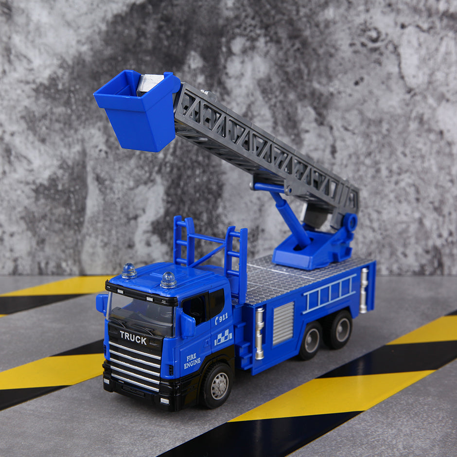 Police parking lot set