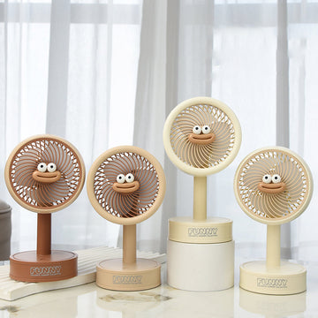Creamy Bubble Funny Small Desk Fan 001