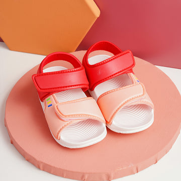 Simple bright color children's sandal pink 150