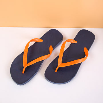 Simple unicolor men's flip flops Navy 41-42 size