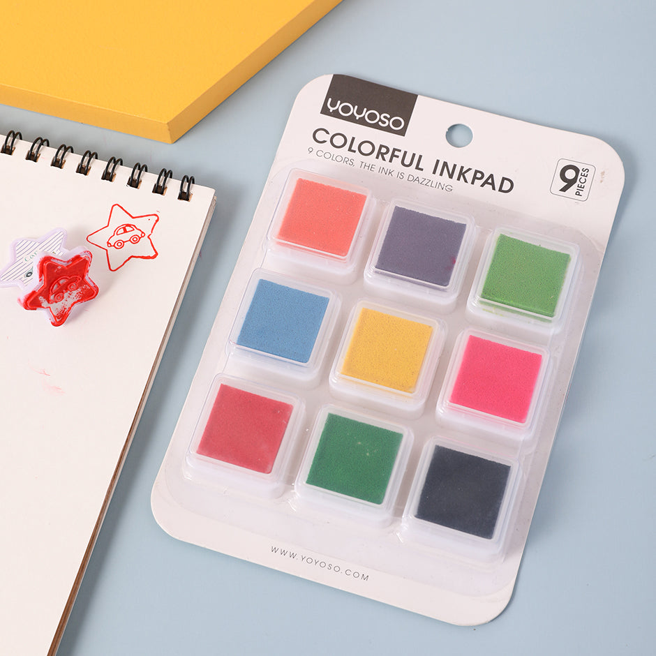 Colour Ink Lepoard Colorful inkpad(9 color)