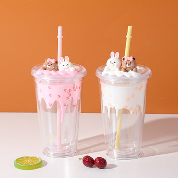 Fruit bear and rabbit ice cup-500ml