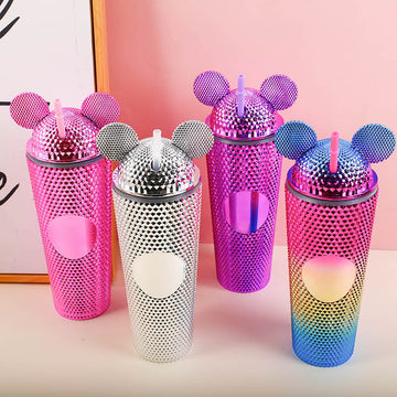 Double layer durian plastic cup-710ml