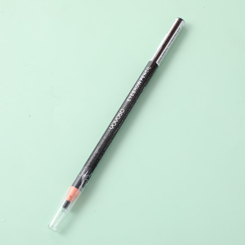 Natural shaping pull type eyebrow pencil-black