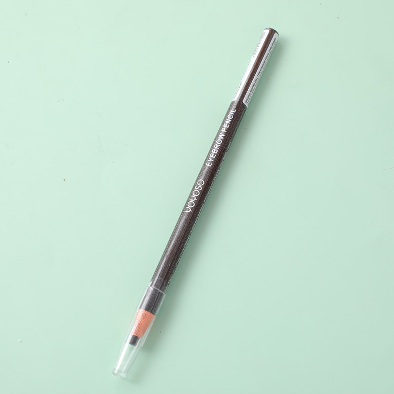 Natural shaping pull type eyebrow pencil-dark brown