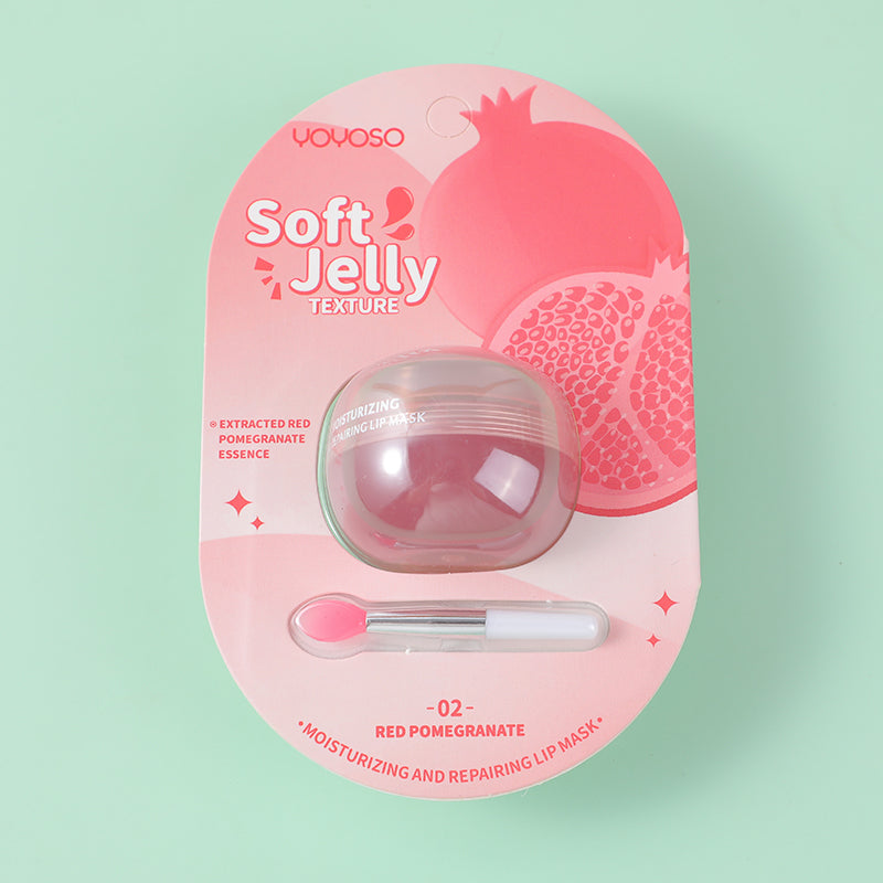 Moisturizing and repairing lip mask-02 red pomegranate