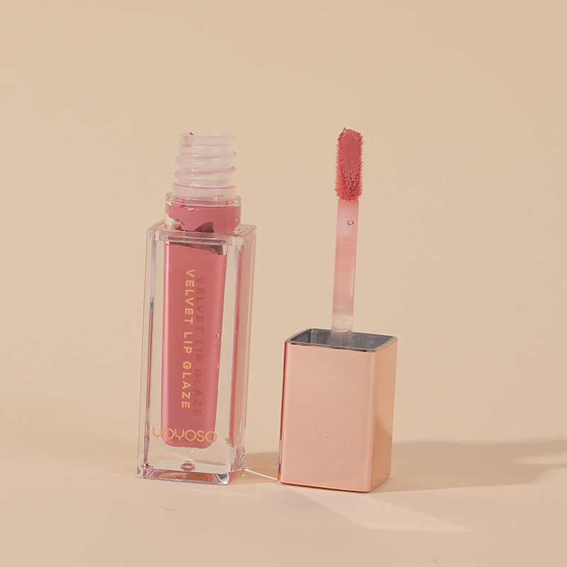 Velvet lip glaze-08 nude pink