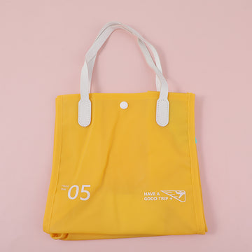 Jelly hand-held cosmetic bag-yellow