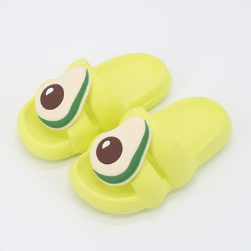 Fruit children's green slippers size 34-35