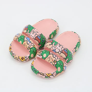 Cartoon rabbit children's pink slippers size 30-31