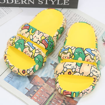 Cartoon rabbit children's yellow slippers size 32-33
