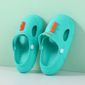 Cute dinosaur children's garden sandals green size 28-29