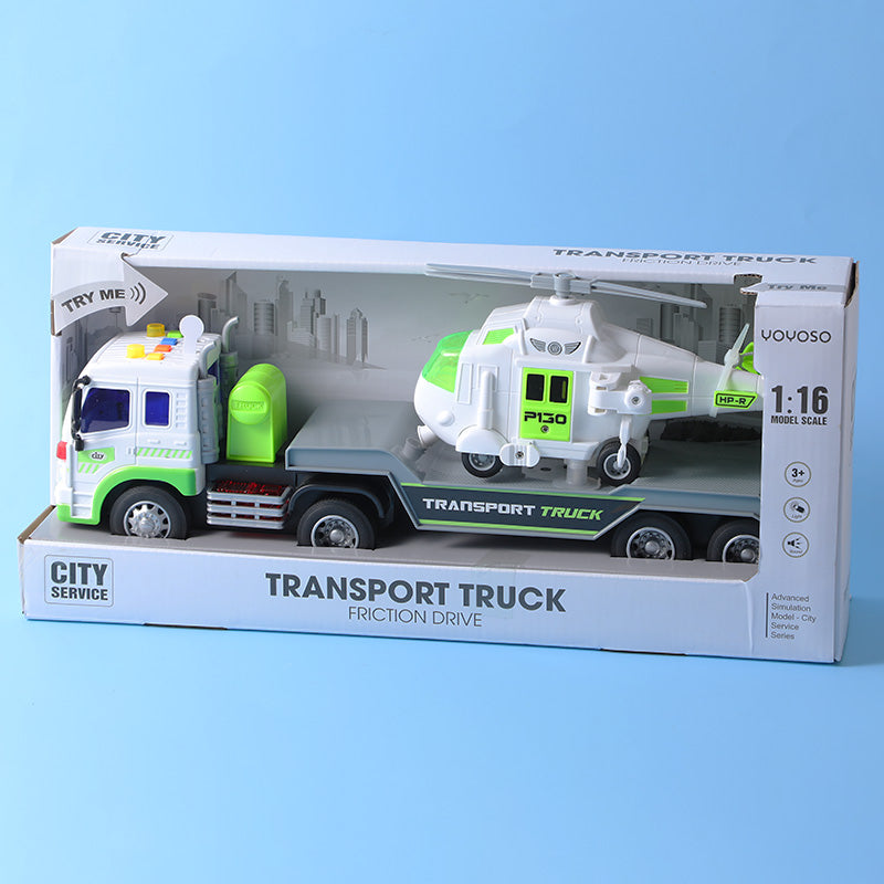 1:16 Sound And Light Trailer With Tank (Including 3Pcs Ag13 Battery)