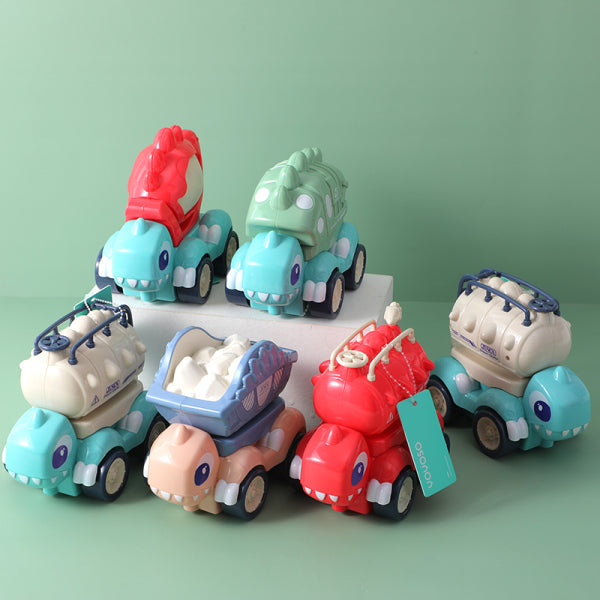 Inertial dinosaur engineering vehicle