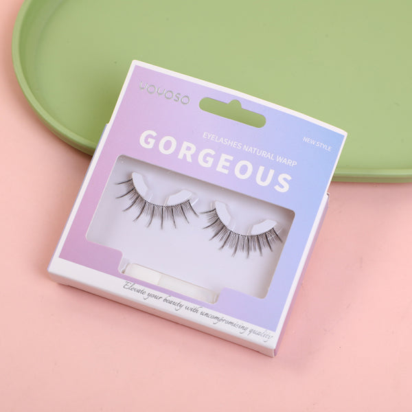 3D Natural-looking false eyelashes-1 pair set Y39