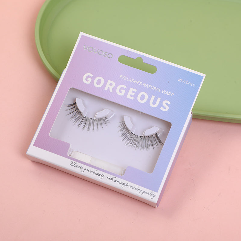 3D Natural-looking false eyelashes-1 pair set Y40