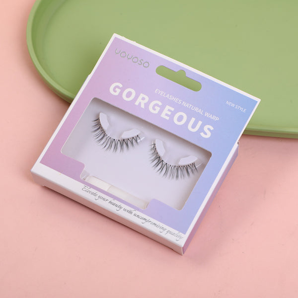 3D Natural-looking false eyelashes-1 pair set Y43