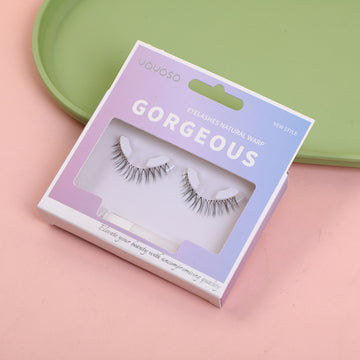 3D Natural-looking false eyelashes-1 pair set Y43