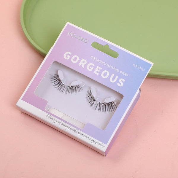 3D Natural-looking false eyelashes-1 pair set Y45