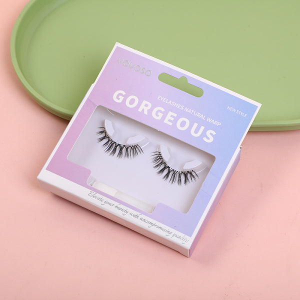 3D Natural-looking false eyelashes-1 pair set Y47
