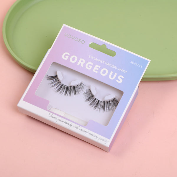 3D Natural-looking false eyelashes-1 pair set Y48