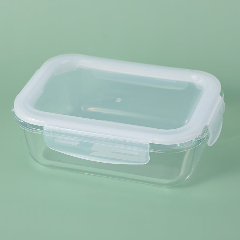 High Borosilicate Rectangular Glass Fresh-Keeping Bowl-630Ml