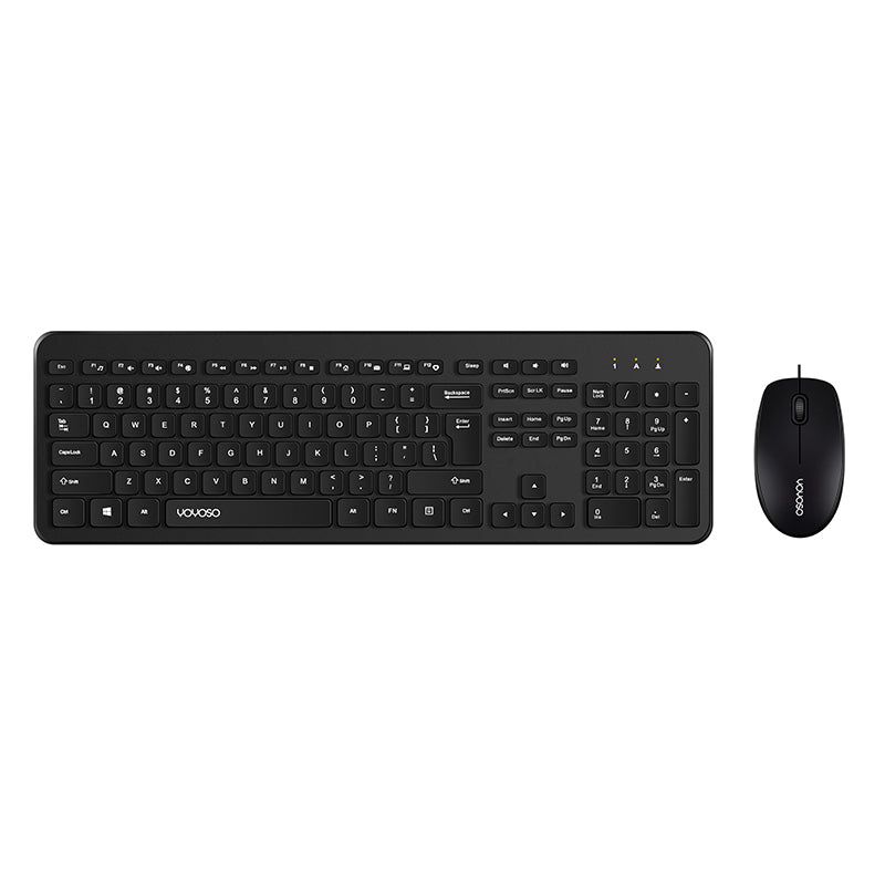 Mute office keyboard and mouse set