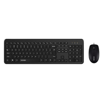 Mute office keyboard and mouse set