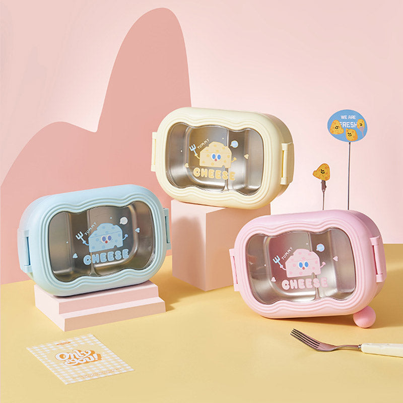 Cheese Stainless Steel Lunch Box