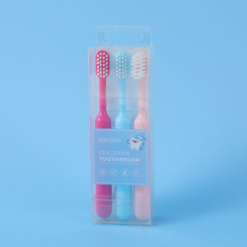 Children's soft hair gum care toothbrush 3pcs