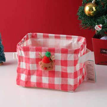 Christmas geometric tabletop square box-elk