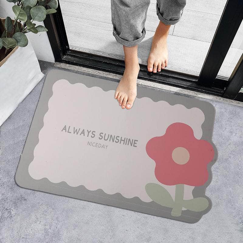 Sunshine floret floor mat