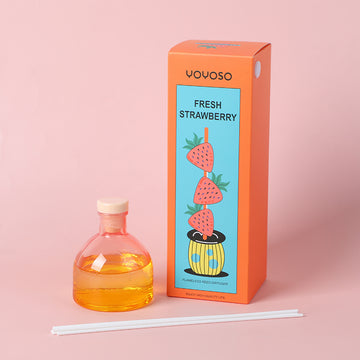 Fresh strawberry flameless reed diffuser-100ml