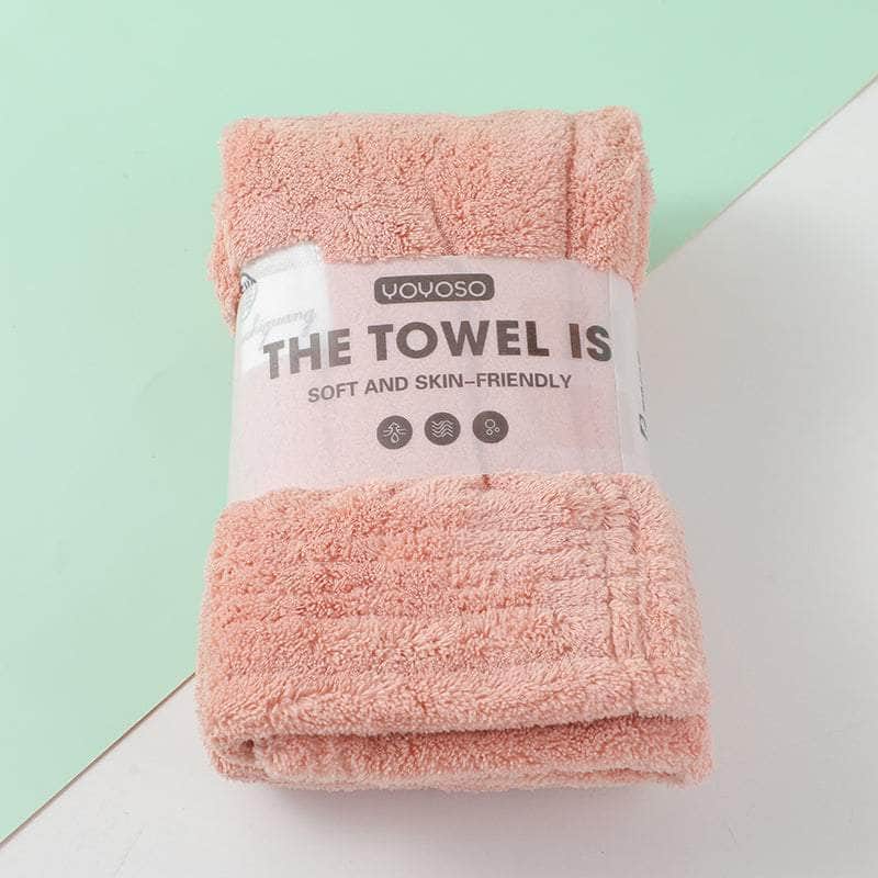 Simple plain towel-light pink